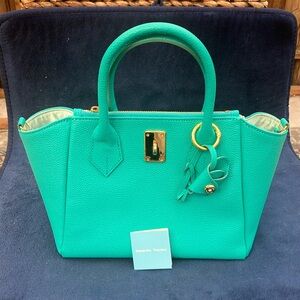 Samantha Thavasa Turquoise Satchel